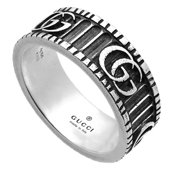 Brandol / GUCCI グッチ リング ダブルG シルバーリング 11号 551899