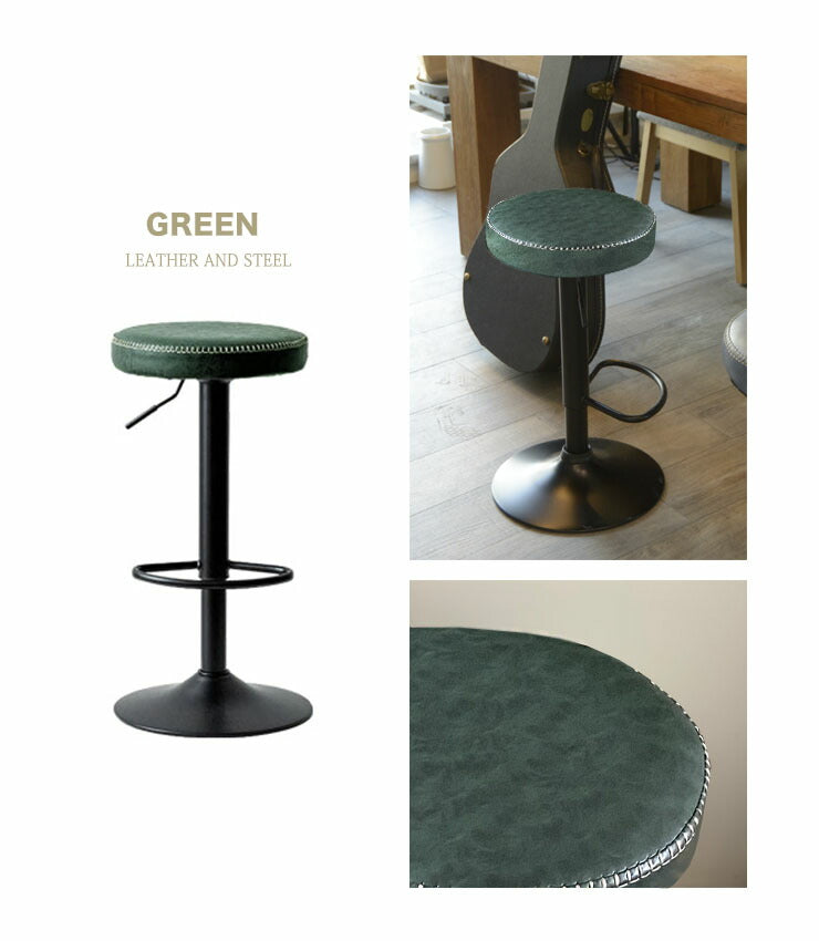 カウンターチェア おしゃれ 北欧 昇降式 バーチェア キッチンチェア