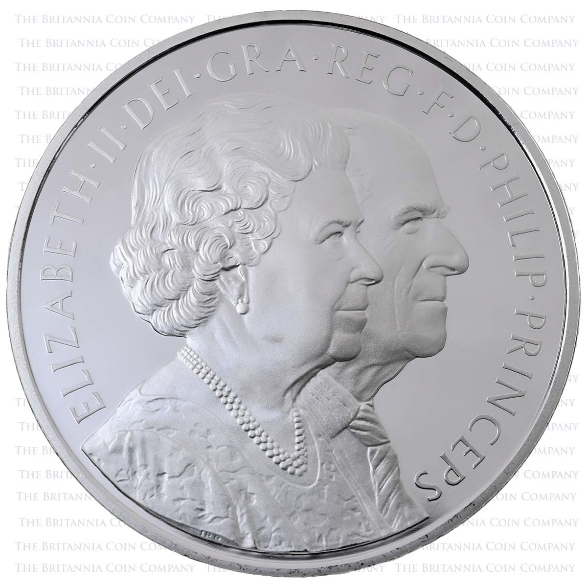 Silver Proof 2007 Diamond Wedding £5 : Royal Mint Coin | The