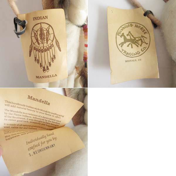 新品 USA製 ドリームキャッチャー インディアン マンデラ XLサイズ