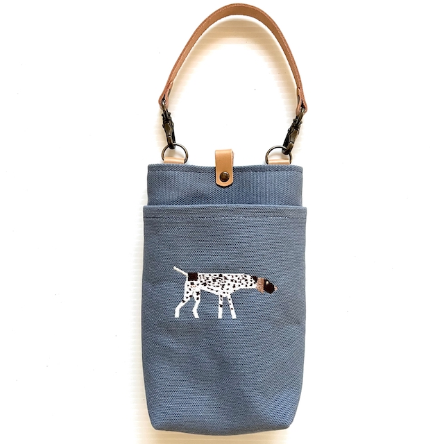 犬猫刺繍スマホポーチ（各犬種）【R-11】 - バドバドサーカス犬猫道具店