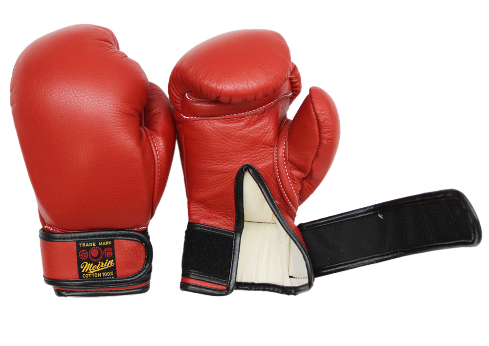 日本拳法グローブ(赤) 6オンス 少年用MT式(マジックテープ式) (日本