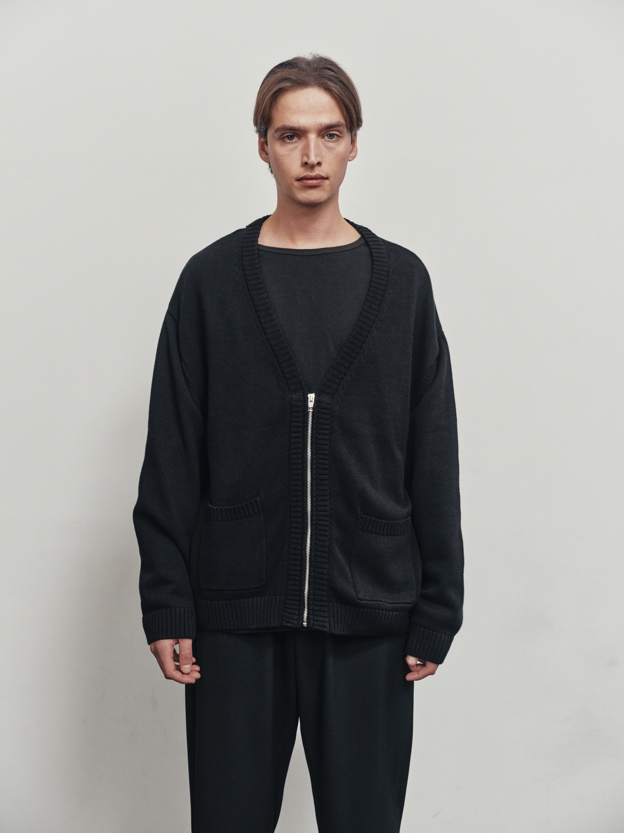 BTMK ZIP KNIT CARDIGAN ZK135