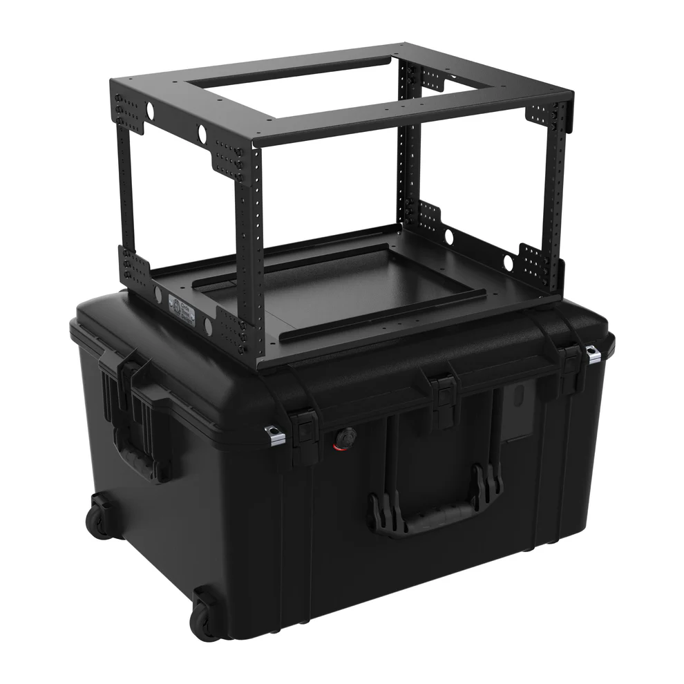 6U シャロウラック フライトケース｜Swan Flight（英国製) 6U シャロウ