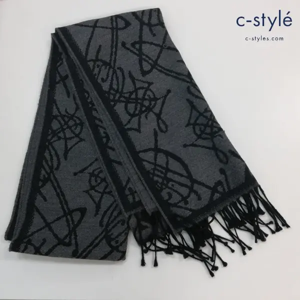 Vivienne Westwood ヴィヴィアンウエストウッド マフラー ブラック