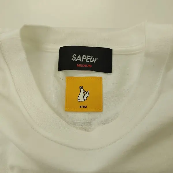 Sapeur×FR2 サプール×エフアールツー ロンT 長袖シャツ M ホワイト
