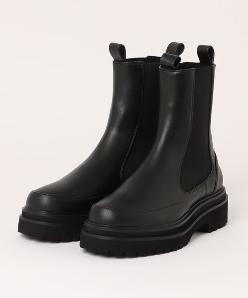 emmi（エミ）の「ecoミドル丈サイドゴアブーツ（ブーツ）」 - WEAR