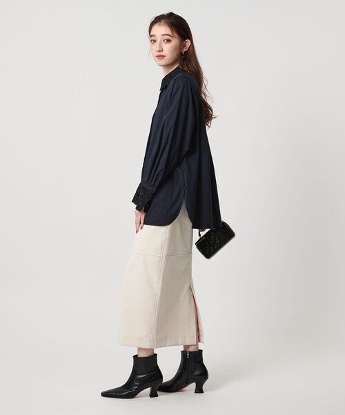 エンブロイダリー カラー シャツ ‐ウォッシャブル‐（シャツ/ブラウス