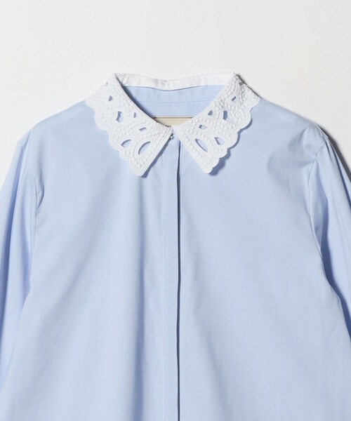エンブロイダリー カラー シャツ ‐ウォッシャブル‐（シャツ/ブラウス