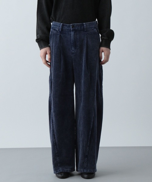 セール】【SET UP対応】3Dコーデュロイワイドパンツ(HARE)（その他