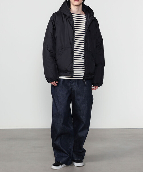 Gymphlex | ナイロン フードダウンジャケット MEN（ダウンジャケット