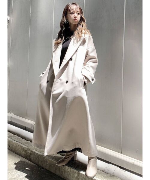 dazzlin（ダズリン）の「スタンドカラーロングオーバーコート（その他