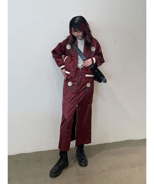 jouetie（ジュエティ）の「ローズエンブロイダリースカジャン【別注