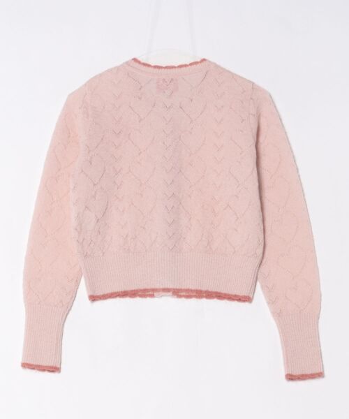 ﾓﾍﾔｱｲﾚｯﾄﾊｰﾄﾆｯﾄｸﾙｰﾈｯｸｶｰﾃﾞｨｶﾞﾝ（カーディガン/ボレロ）｜Vivienne