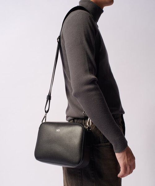 スプリットレザーポーチ(ワイド)（ショルダーバッグ）｜Lui's（ルイス