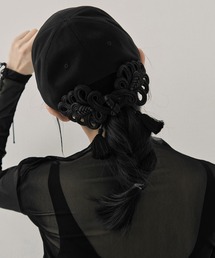 tanakadaisuke/タナカダイスケ】knit sleeve faux leather shirt