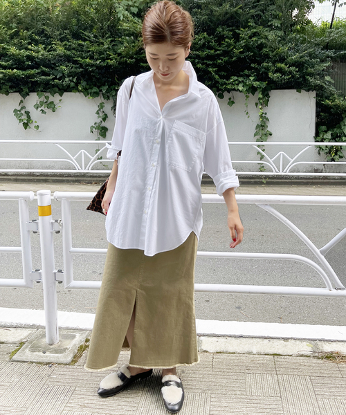 Spick & Span（スピックアンドスパン）の「50コットンオーバーシャツ