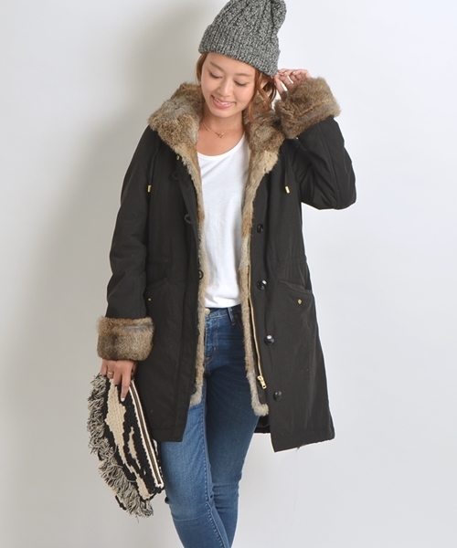 SHIPS for women（シップスフォーウィメン）の「ラビットファーモッズ