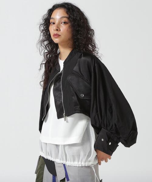 UN3D.（アンスリード）の「UN3D./アンスリード/VOLUME SLEEVE SHORT BZ