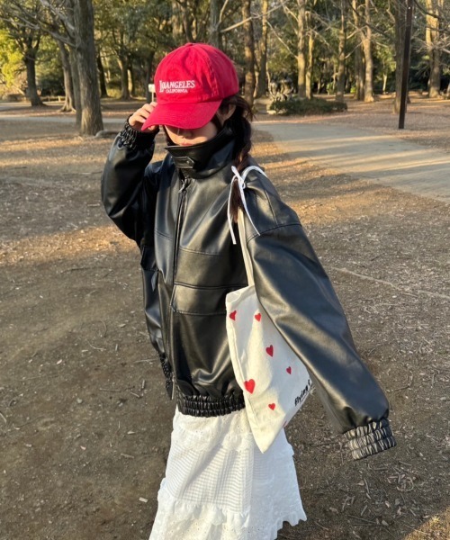 nemne store（ネンネストア）の「【低身長サイズあり】フェイクレザー