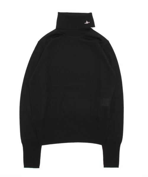 ﾌｧｲﾝｳｰﾙﾍﾞｰｼｯｸﾀｰﾄﾙﾄｯﾌﾟ（ニット/セーター）｜Vivienne Westwood