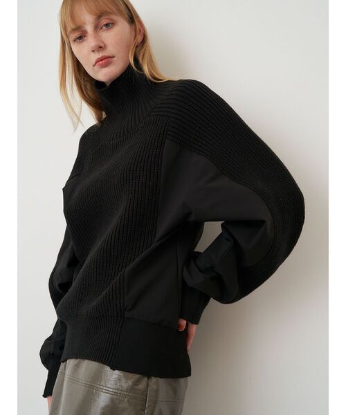 ELENDEEK（エレンディーク）の「マテリアルドッキングニット（ニット