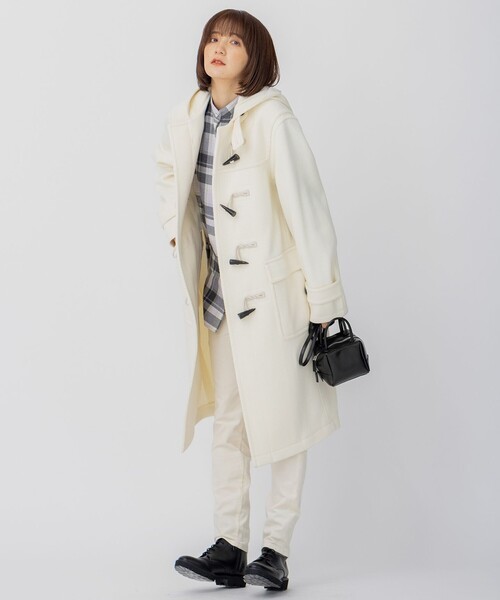 セール】ヘリンボーン ダッフルコート（ダッフルコート）｜23区 S
