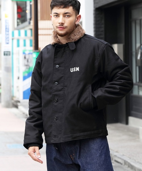 セール】HOUSTON N-1デッキジャケット（ミリタリージャケット