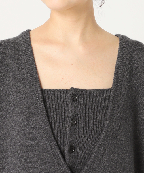 plage（プラージュ）の「WO レイヤードニット（ニット/セーター）」 - WEAR