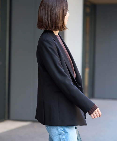 IENA（イエナ）の「ウールサージ 金ボタンジャケット（テーラード