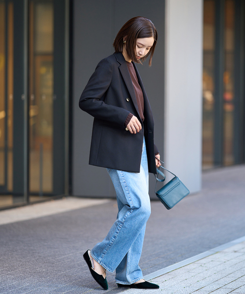 IENA（イエナ）の「ウールサージ 金ボタンジャケット（テーラード