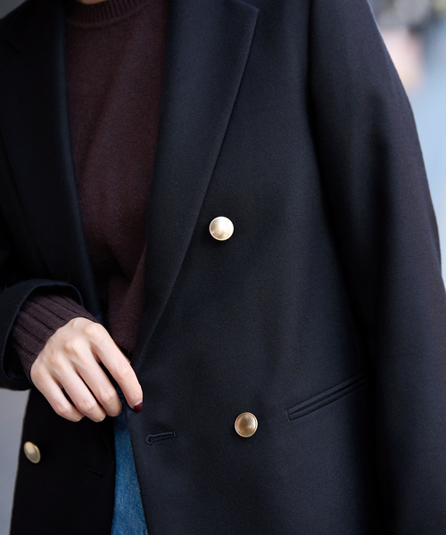 IENA（イエナ）の「ウールサージ 金ボタンジャケット（テーラード