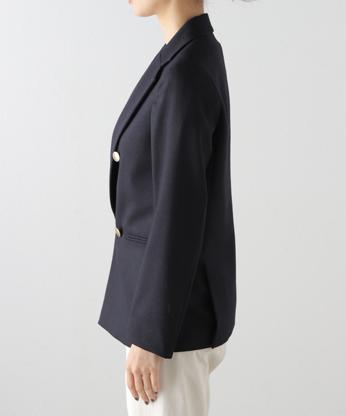 IENA maisonジャケット金ボタンネイビー38 IENA（イエナ）の「ウール