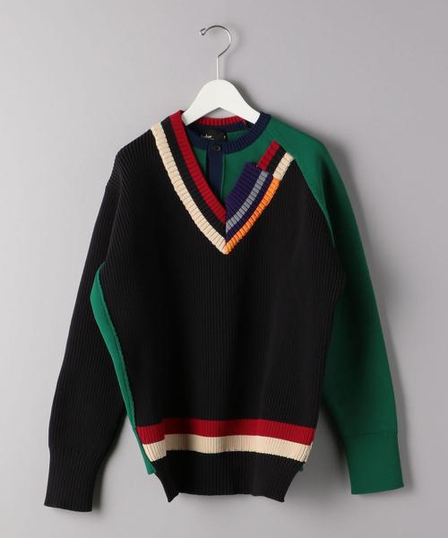 kolor（カラー）の「＜kolor（カラー）＞ チルデン Vネックニット