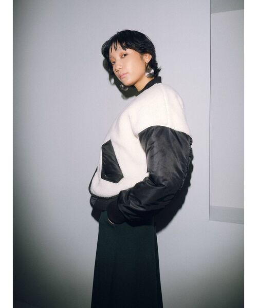 UN3D.（アンスリード）の「ボアドッキングブルゾン（ブルゾン）」 - WEAR