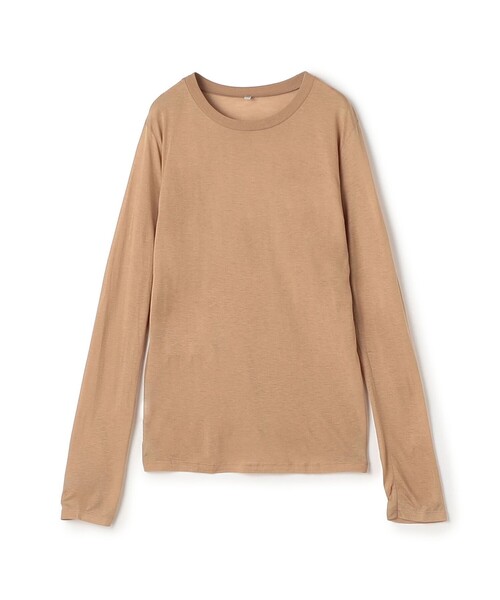 BASERANGE バンブー ロングスリーブプルオーバー（Tシャツ/カットソー