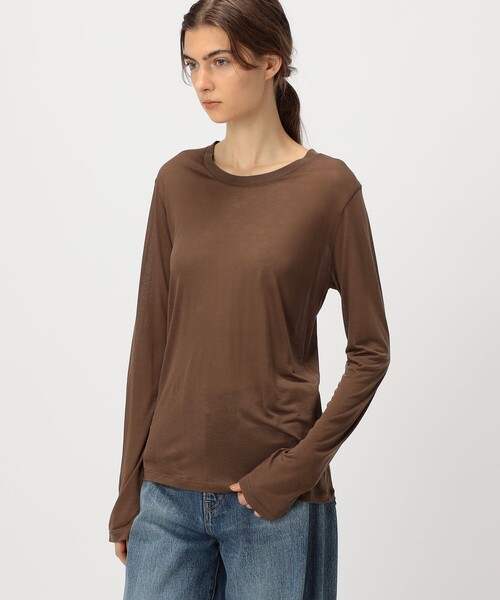 BASERANGE バンブー ロングスリーブプルオーバー（Tシャツ/カットソー