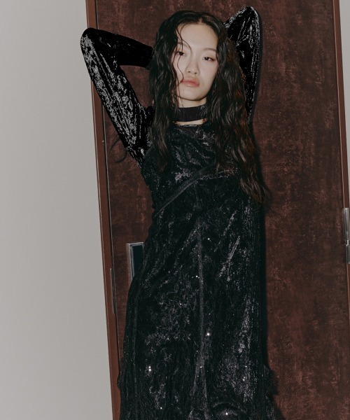 ANDRESD（アンドレスド）の「スパークルレースベロアドレス / sparkle