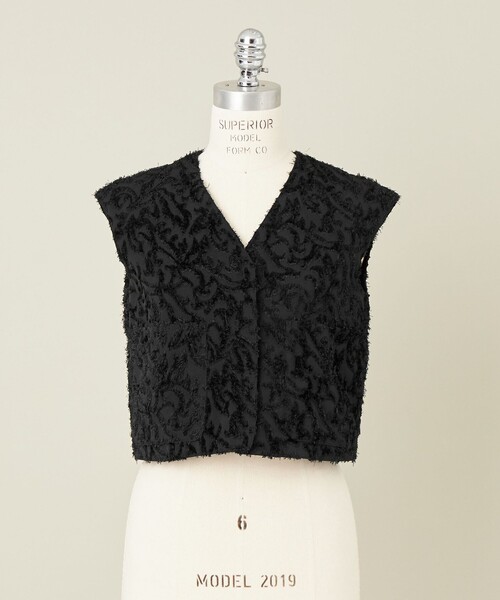 conte（コンテ）の「＜conte＞ジャカード パッチポケットベスト