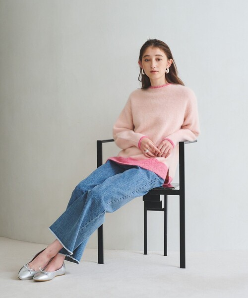 フォックスカシミヤ クルーネック ニット（ニット/セーター）｜UNITED