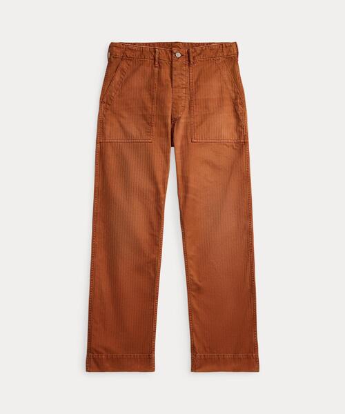 RRL（ダブル アール エル）の「インディゴ ストライプド ツイル