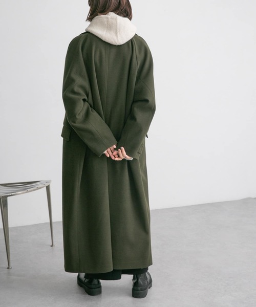 KBF（ケイビーエフ）の「コクーンロングコート（ステンカラーコート