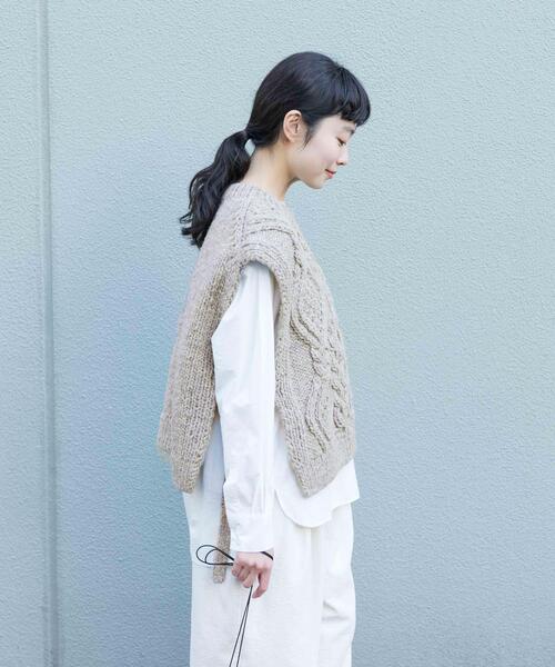 ペルーアランニットベスト（ニット/セーター）｜かぐれ（カグレ）の