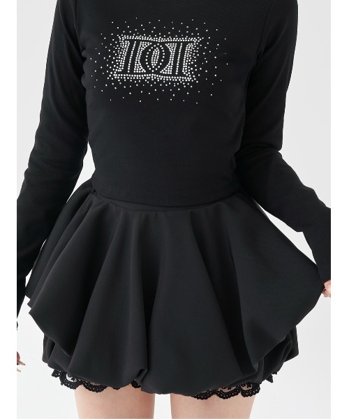 シャイニーDDロゴコンパクトロングTシャツ（Tシャツ/カットソー