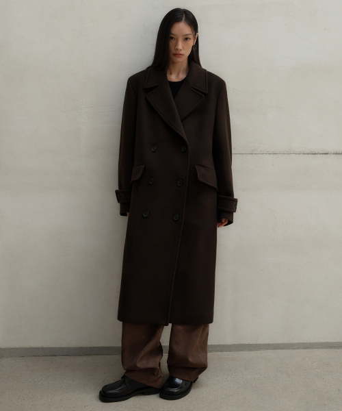 セール】ウィメンズカシミヤブレンドオーバーショルダートレンチコート