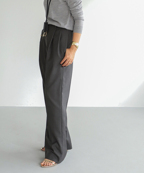 Deuxieme Classe（ドゥーズィエムクラス）の「*WOOL SERGE タック