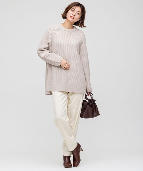 23区（ニジュウサンク）の「ウールカシミヤブレンドバルキー