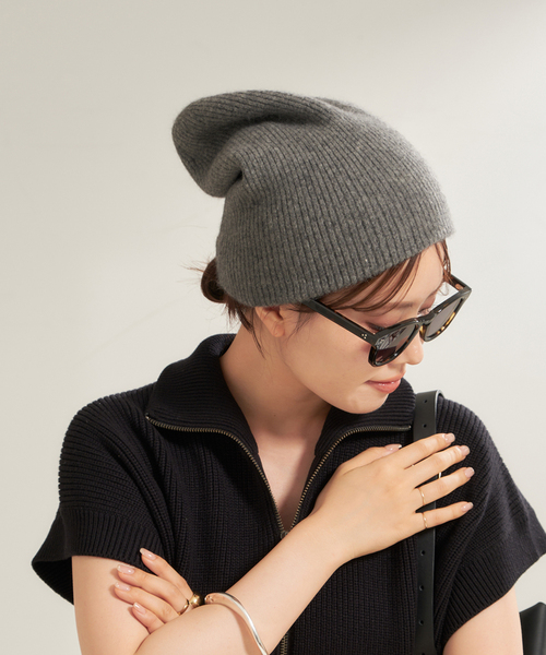 セール】fluffy beanie（ニットキャップ/ビーニー）｜Plage
