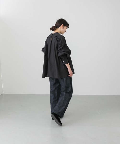 かぐれ（カグレ）の「コットンスモッキングブラウス（シャツ/ブラウス