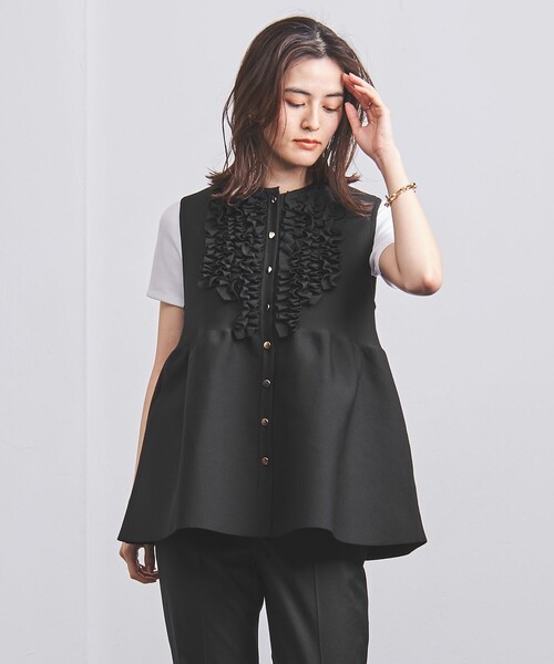 UNITED ARROWS（ユナイテッドアローズ）の「P ミニフリル ニットベスト